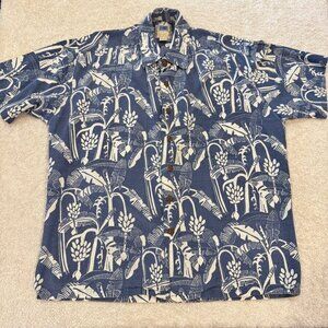 Kahala Hawaiian Shirt Size Large